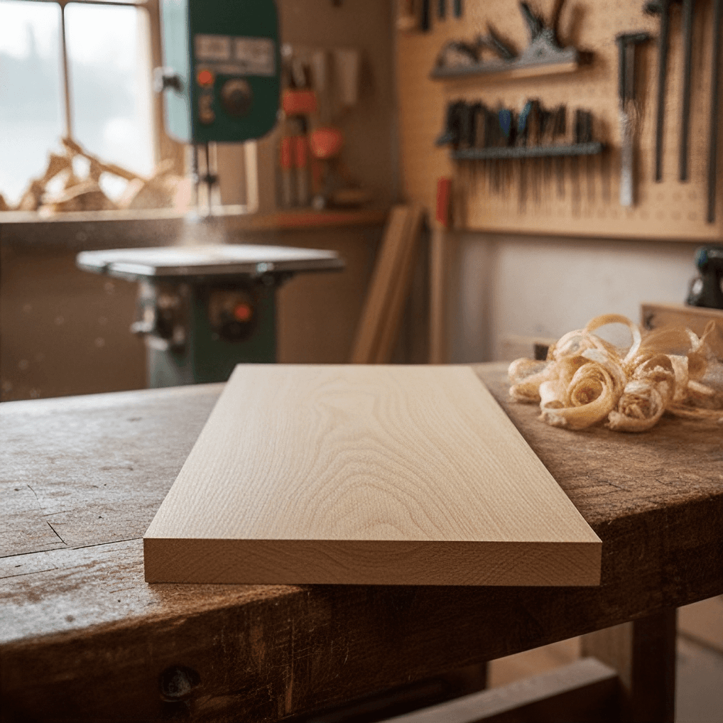 Frêne - Bois clair et résistant, idéal pour un rendu moderne ou classique.